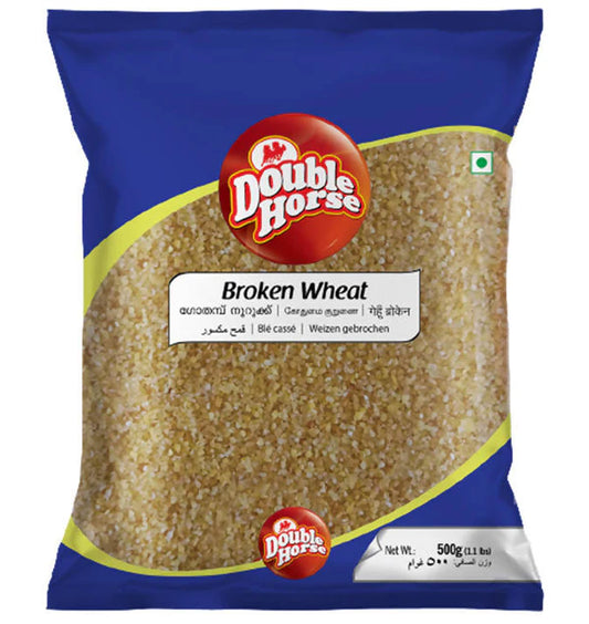 Double Horse Broken Wheat - 500 gm