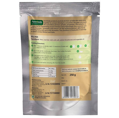 Farmveda Ready To Cook Idly Mix -Pack of 2
