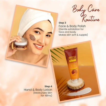 Bryan & Candy Cocoa Shea Bath Tub Collection Gift Set Kit - combo