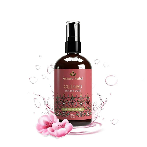 Avimee Herbal Gulabo Pure Rose Water Cleansing & Toning - 110 ml