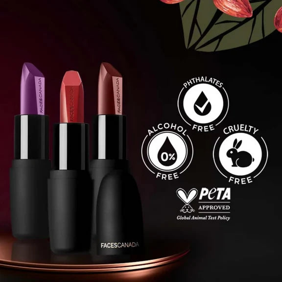 Faces Canada Weightless Matte Finish Lipstick - Royal Maroon 16 - 4 gm
