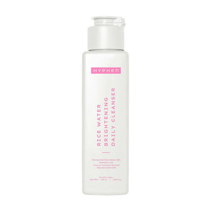 Hyphen By Kriti Sanon Rice Water Face Brightening Daily Cleanser, Reduce Pigmentation & Dark Spots, Brightens & Even Tones Skin, Moisturizes Skin - 100 ml