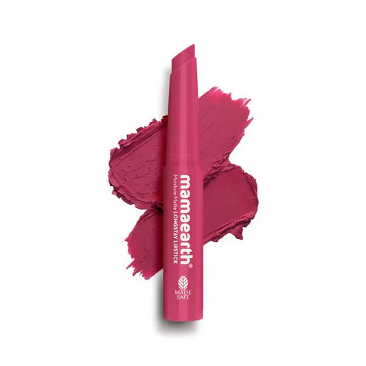 Mamaearth Moisture Matte Longstay Mini Lipstick - Candyfloss Pink