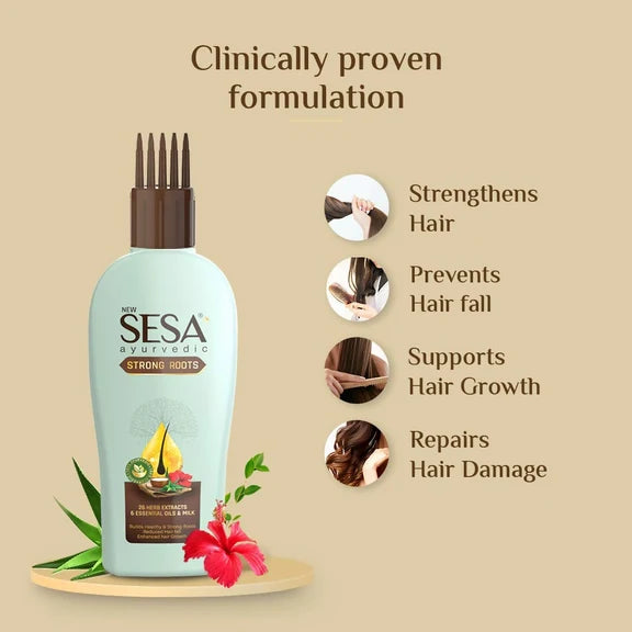 Sesa Ayurvedic Strong Roots Hair Oil - 100 ml
