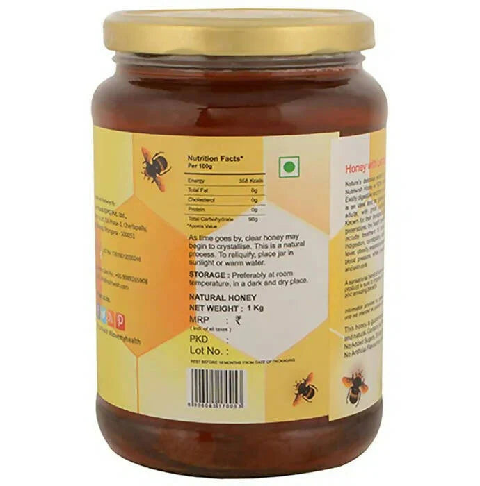 Nutriwish 100% Pure Organic Honey Lemon