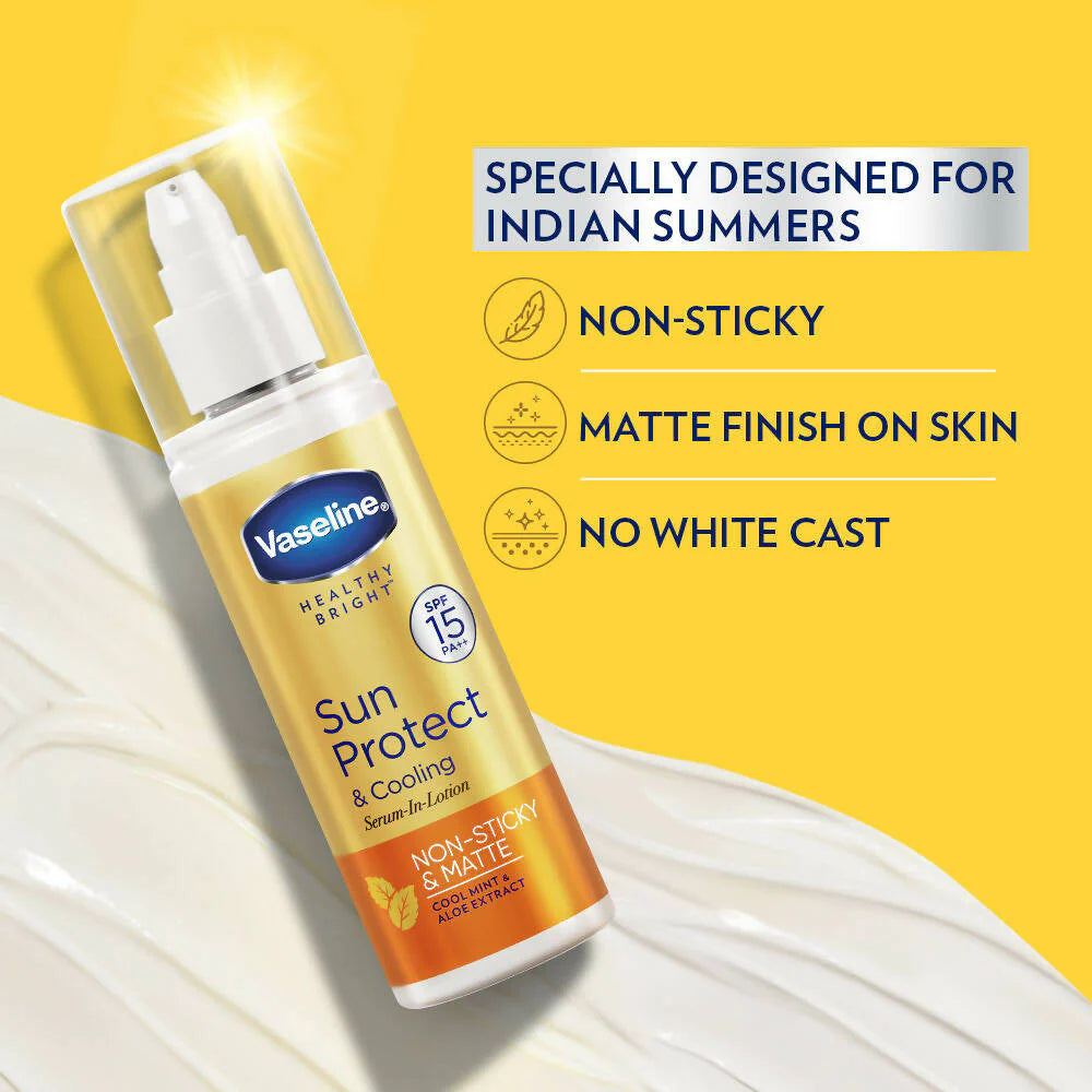 Vaseline Sun Protect & Cooling Serum-in-Lotion SPF 15