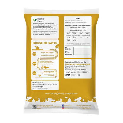 Mithila Foods Authentic Bihari Chana Sattu - 1 kg