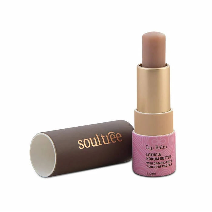 Soultree Lotus & Kokum Butter Lip Balm - 3.5 gm