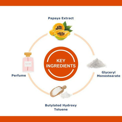 Oxyglow Herbals Papaya Bleach Cream - 50 gm