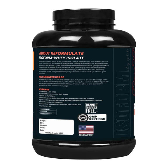 Reformulate I Isoform I Whey Isolate I Your Daily Meal Replacement Formula I 27G Protein | 6.1G BCAA | 12.9G EAA | O g Sugar - Cold Coffee - 2 kg