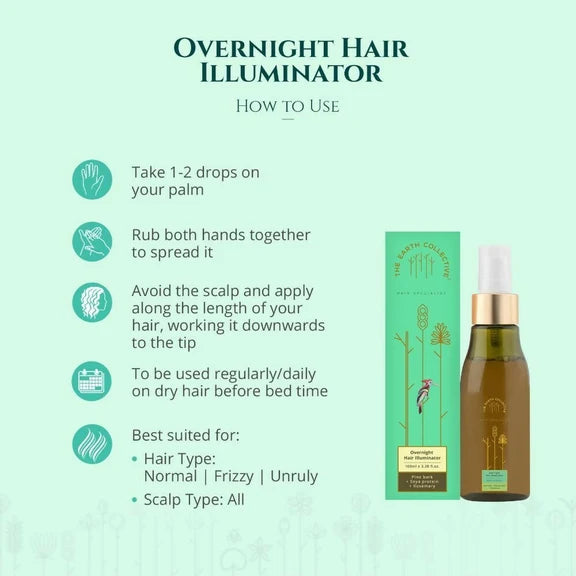 The Earth Collective Overnight Hair Illuminator - 100 ml