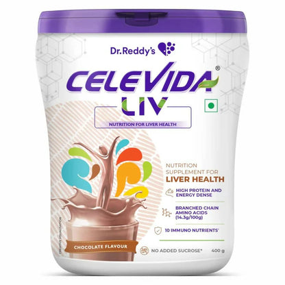 Celevida Liv Nutrition Health Drink - Chocolate Flavor - 400 gm