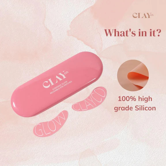 Clayco Goddess Glow Re-useable Under Eye Patches - 20 gm