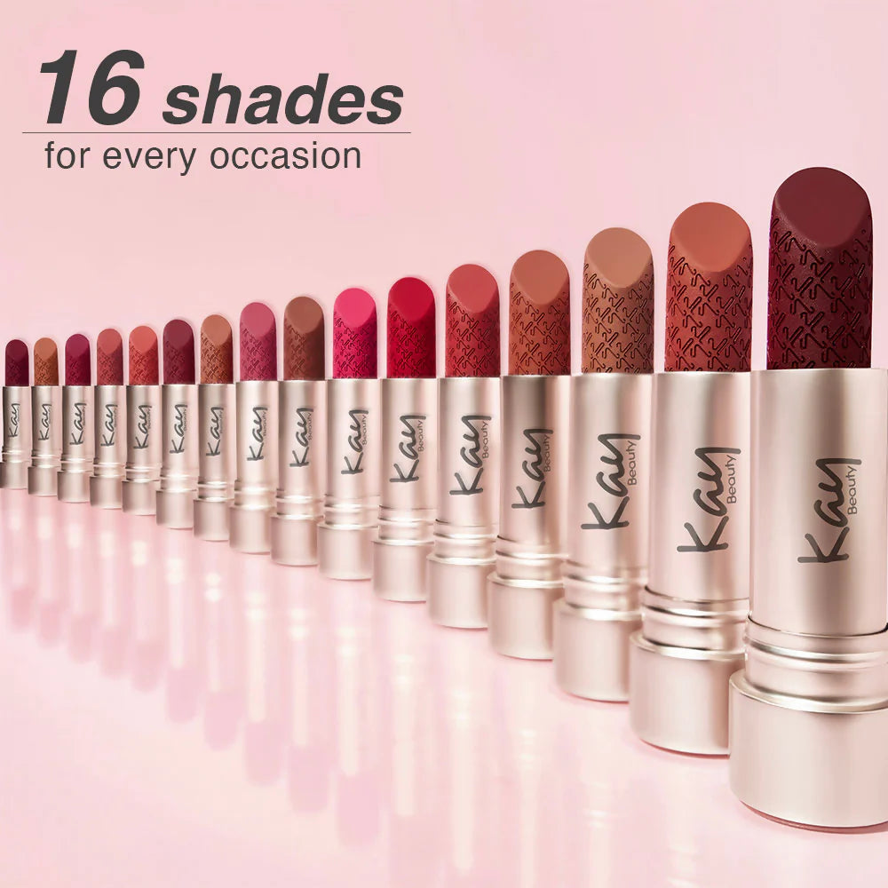 Kay Beauty Hydra Crème Hydrating Full Coverage Lipstick with Hyaluronic Acid- Sage