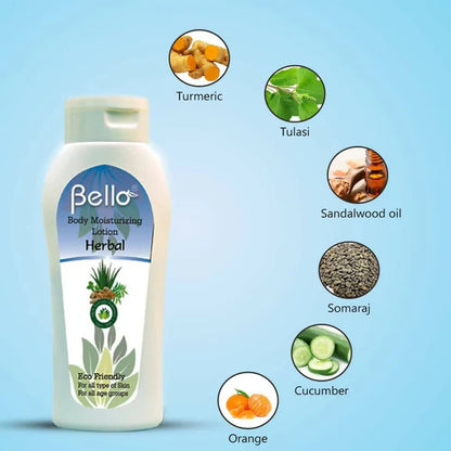 Bello Herbals Body Moisturizing Lotion Herbal & Natural - 200 ml