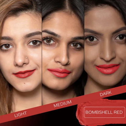 Faces Canada Weightless Matte Finish Lipstick - Bombshell Red 09 - 4 gm