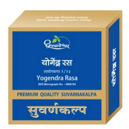 Dhootapapeshwar Yogendra Rasa Premium Quality Suvarnakalpa -10 tabs