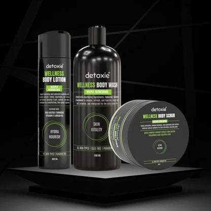 Detoxie Body Wash, Lotion & Scrub Combo - Wellness - combo