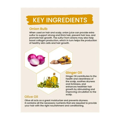 Oshea Herbals Onion & Ginger Hair Oil - 110 ml