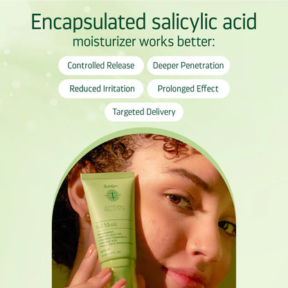 Indulgeo Essentials Sal Moist - Encapsulated Salicylic Acid Acne Healing Face Moisturiser 1.5% - 50 ml
