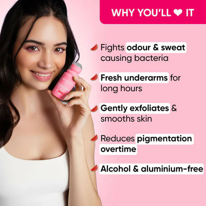 Dot & Key Watermelon Underarm Roll On Deodorant With 4% AHA + BHA - 50 ml