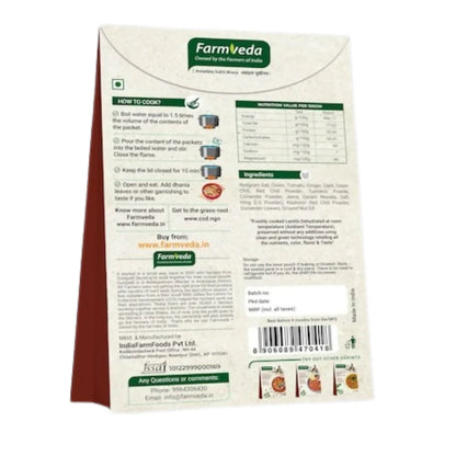 Farmveda Ready To Eat Dal Tadka