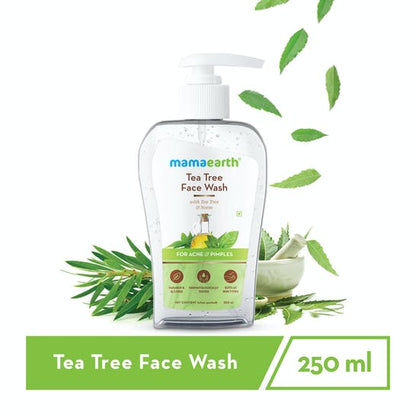 Mamaearth Tea Tree Face Wash for Acne & Pimples -100 ml