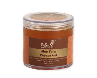 Rustic Art Aloevera Papaya Gel - 100 gm
