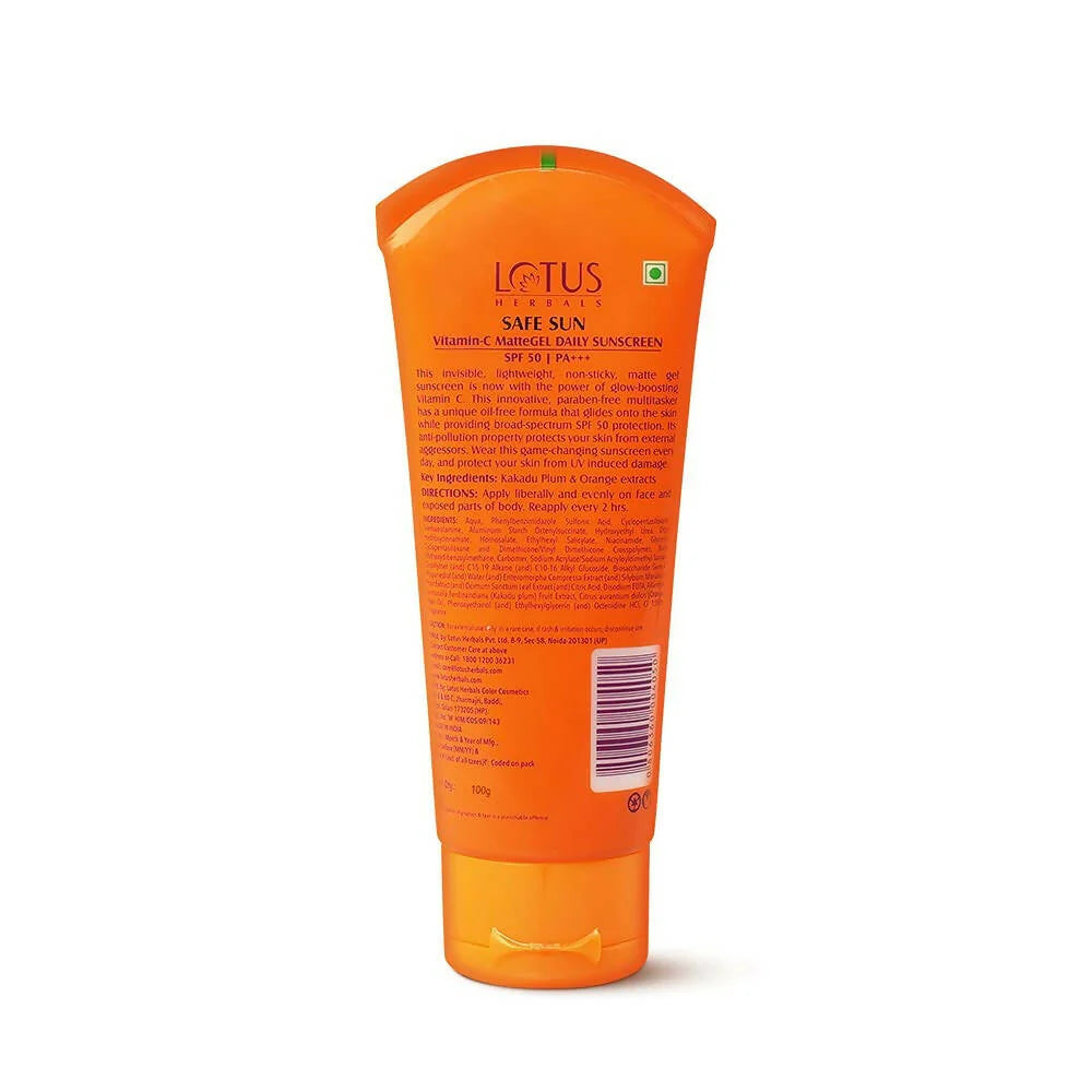 Lotus Herbals Safe Sun Vitamin C Matte Gel Daily Sunscreen