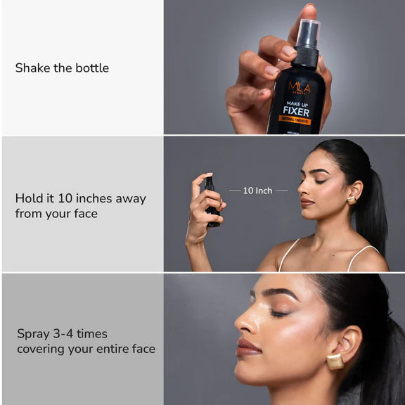 Mila Beaute Non Sticky & Long Lasting Makeup Fixer with Aloe Vera and Vitamin E - 75 ml