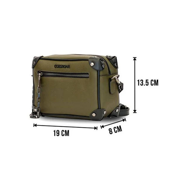 Colorbar Pouch The Classic Crossbody - Olive - 1 Pouch