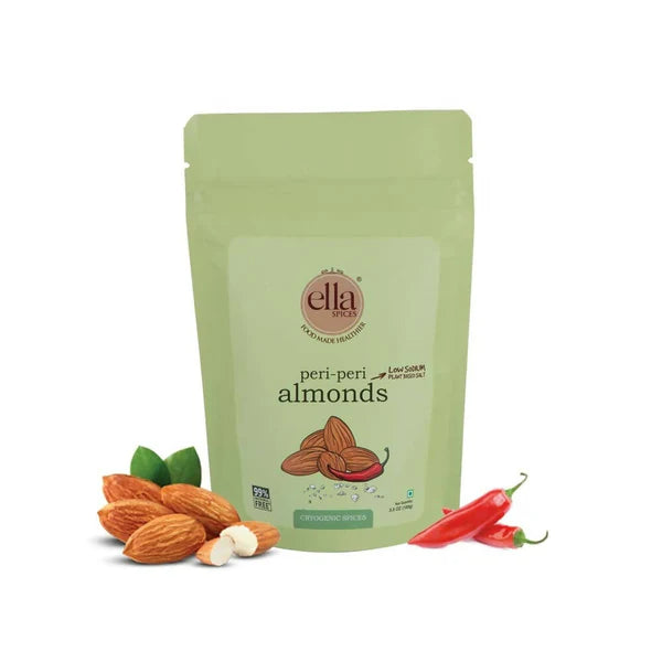 Ella Foods Peri Peri Almonds - 100 gm