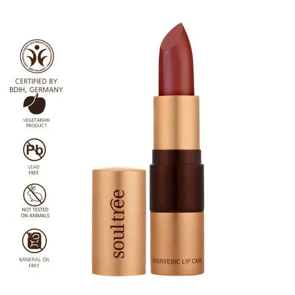 Soultree Ayurvedic Lipstick Cocoa Rich 906 - 4 gm