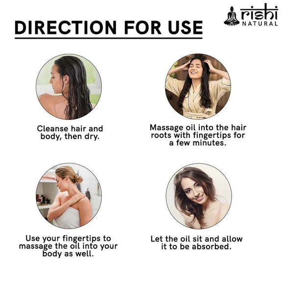 Rishi Natural Coconut Oil Wood Pressed Skin And Hair - 150 ml