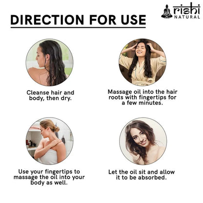 Rishi Natural Coconut Oil Wood Pressed Skin And Hair - 150 ml