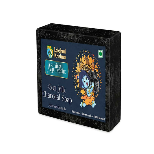 Lakshmi Krishna Goat Milk Charcoal Soap