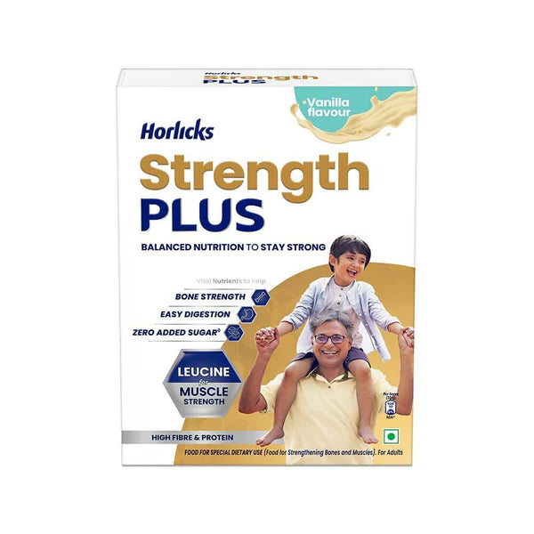 Horlicks Strength Plus - Vanilla Flavor - 350 gm