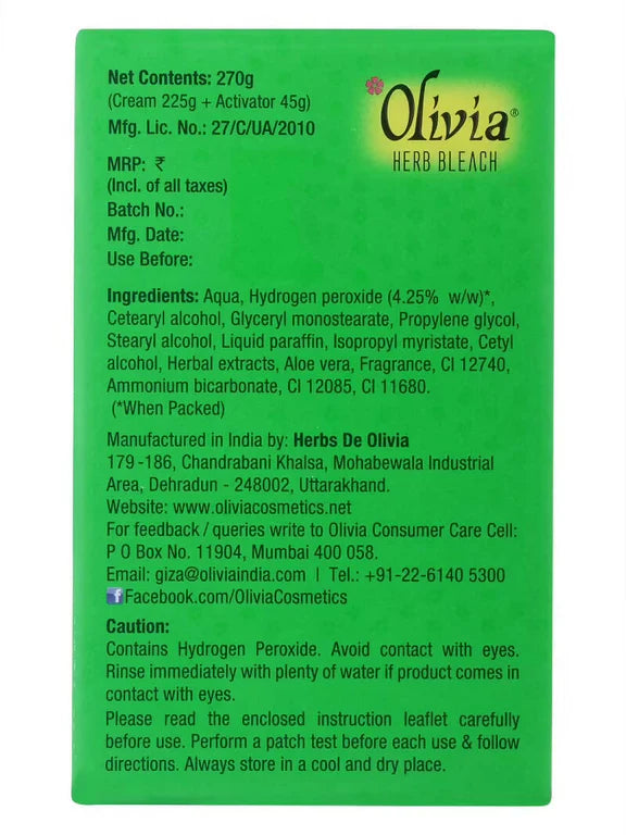 Olivia Herb Bleach - 60 gm