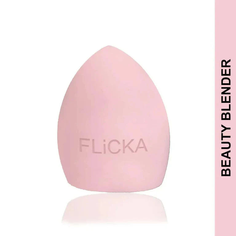 FLiCKA Beauty Blender with Case Pink (Makeup Sponge)