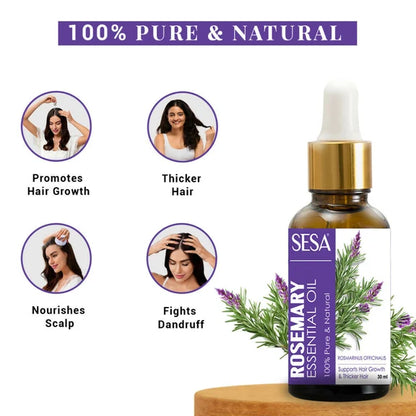 Sesa Ayurvedic Rosemary Essential Oil For Hair Growth - 30 ml