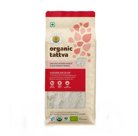 Organic Tattva Refined Wheat Flour (Wheat Maida) - 500 gm