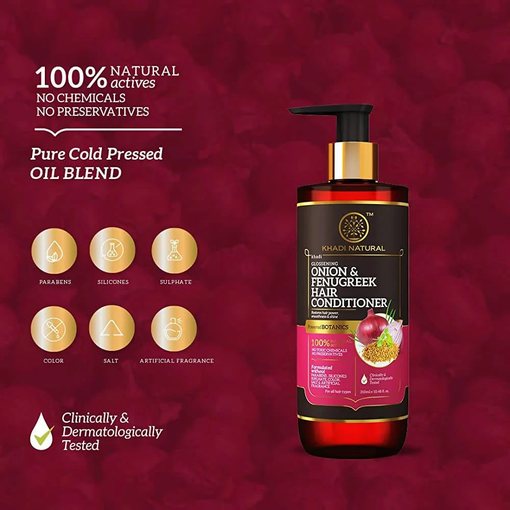 Khadi Natural Onion & Fenugreek Hair Conditioner - 310 ml