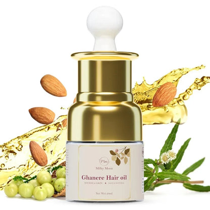 Milky Moon Ghanere Hair Oil for Hair Growth & Anti Hair Fall - 20 ml
