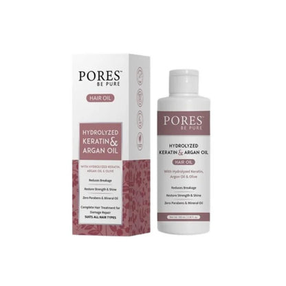 Pores Be Pure Keratin & Argan Hair Oil - 100 ml