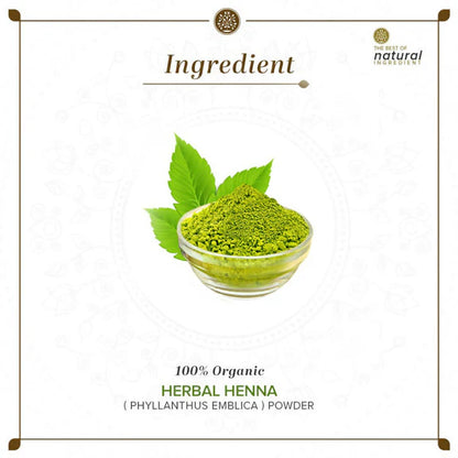 Khadi Natural Organic Herbal Henna Powder - 100 gm