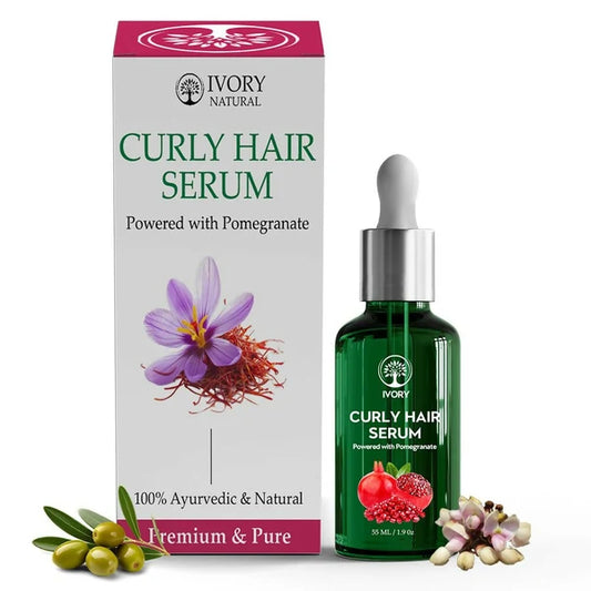 Ivory Natural Curly Hair Serum For Smooth Even Curls And Silky - 55 ml