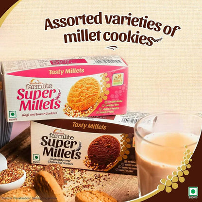 Sunfeast Farmlite Super Millets Chocochip Cookies - 75 gm