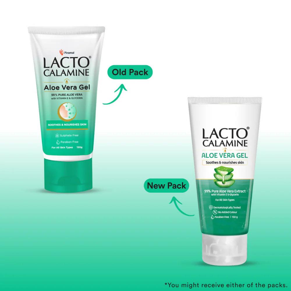 Lacto Calamine Aloe Vera Gel Face Moisturizer - 150 gm