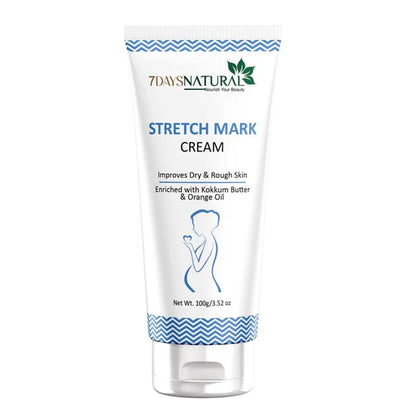 7 Days Natural Stretch Marks Scar Removal Cream Oil - 100 gm
