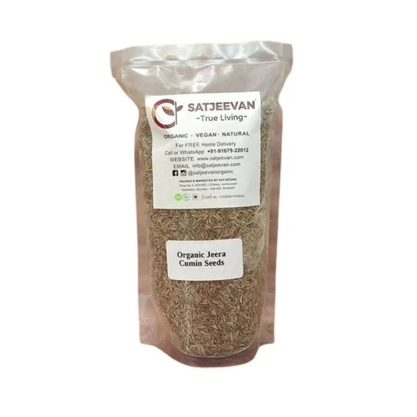 Satjeevan Organic Jeera Cumin Seeds - 250 gm